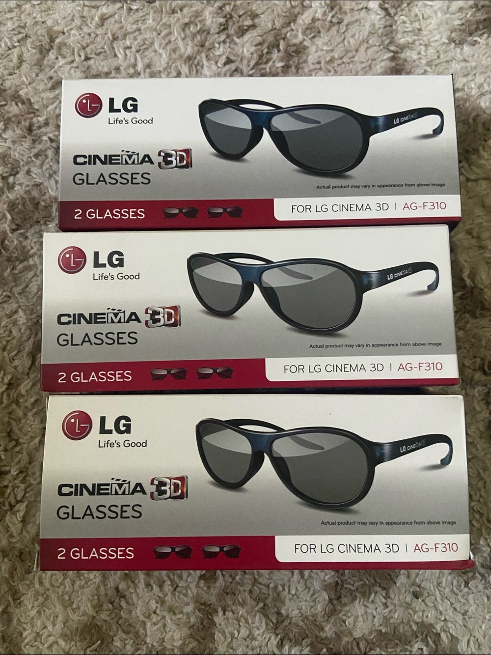 LG Cinema 3D Glasses Pack